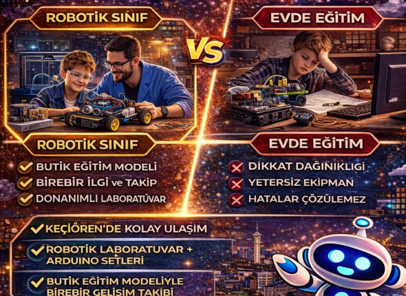 Keçiörende robotik kodlama sınıfları
