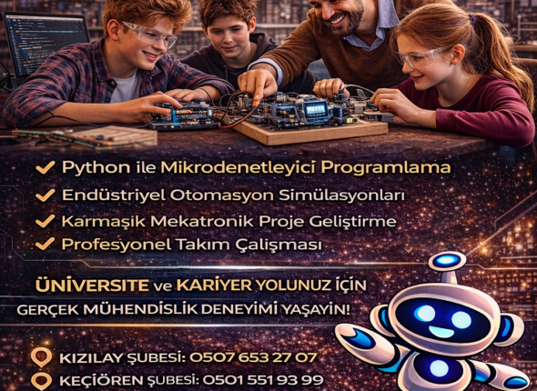 Liseliler için mühendislik atölyesi
