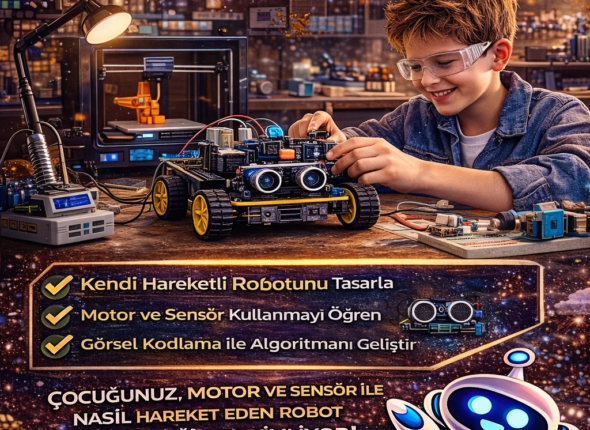 Mekanik atölye robot tasarımı ve kodlama