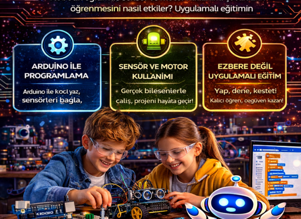 Robotik tasarımda sensör ve motor kullanımı